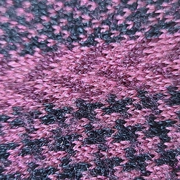 Purple Knit Long Sleeve Dress - Picture 4 of 7